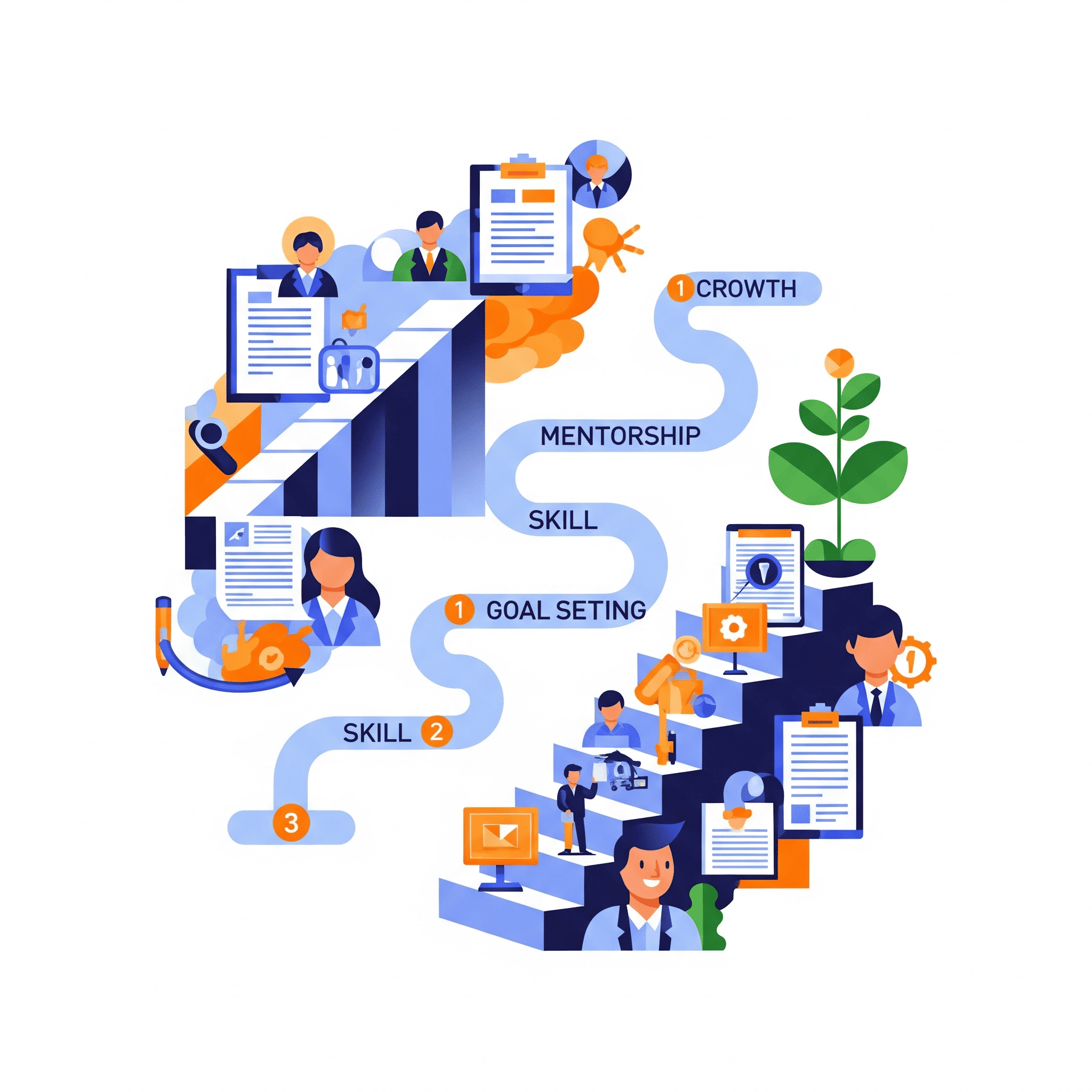 Career Development Illustration
