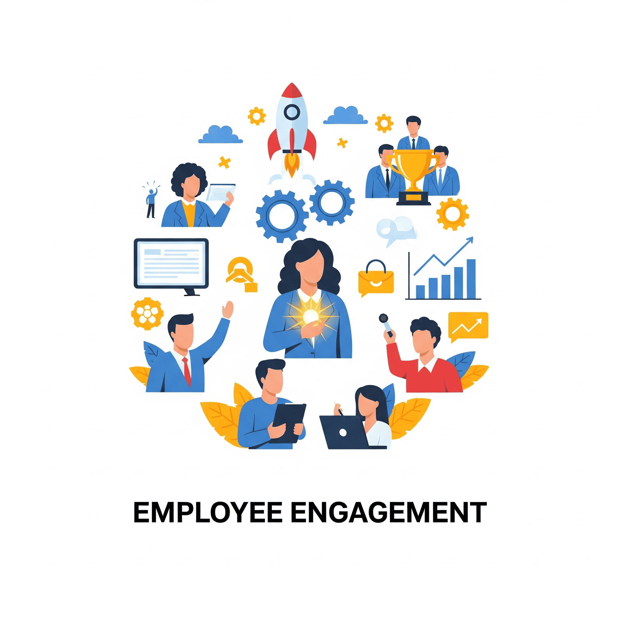 Employee Engagement Illustration