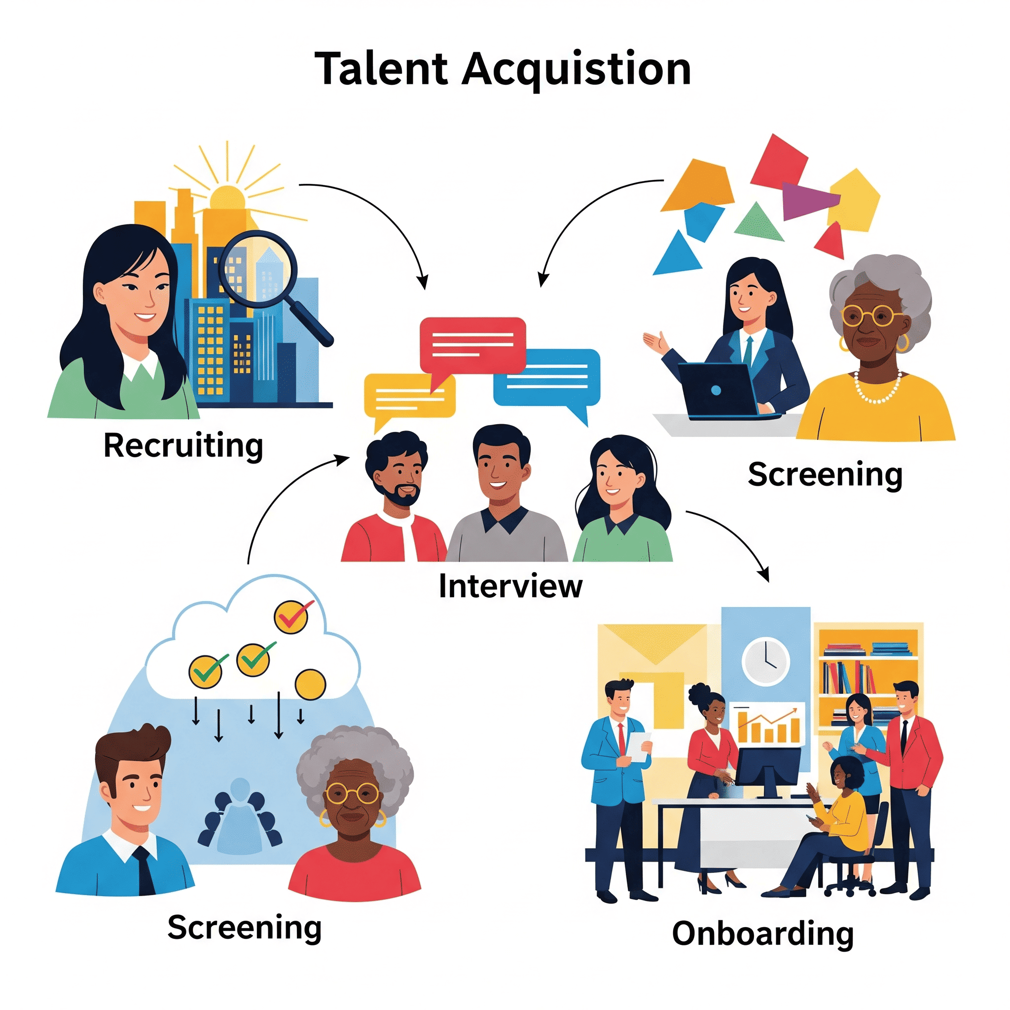 Talent Acquisition Illustration
